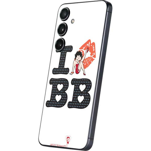 Betty Boop I Love BB Galaxy S25 Skin